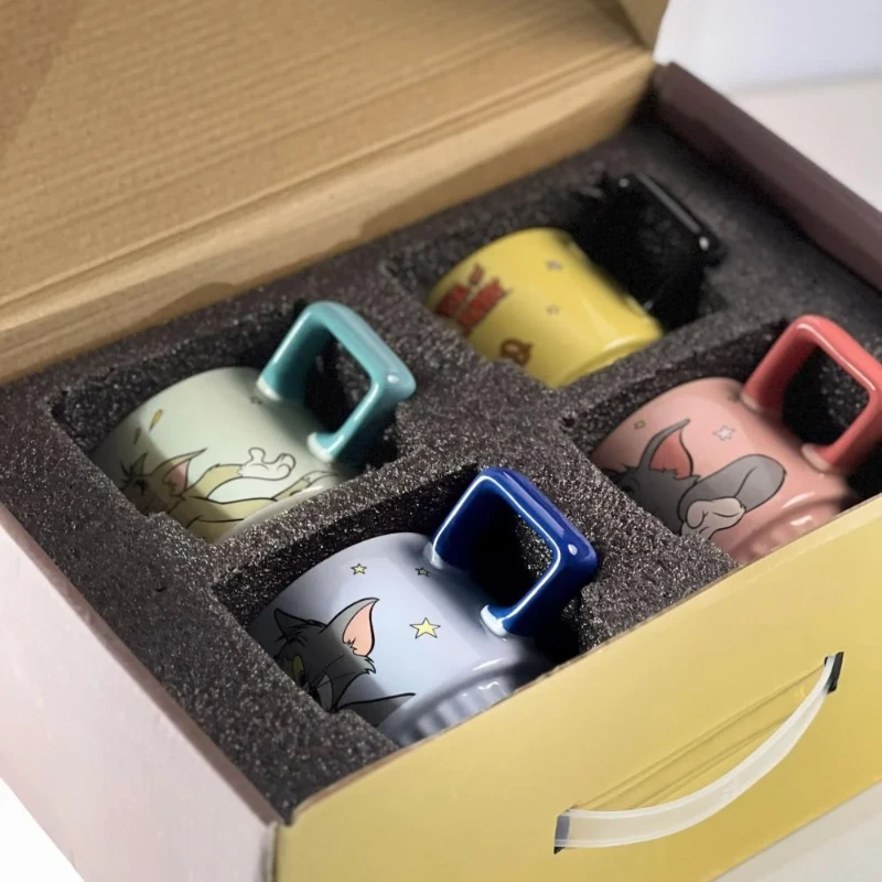 Tom & Jerry Lisanslı 4’lü Bardak Seti CL-03 – ConsoleX Orijinal Lisanslı Ürün