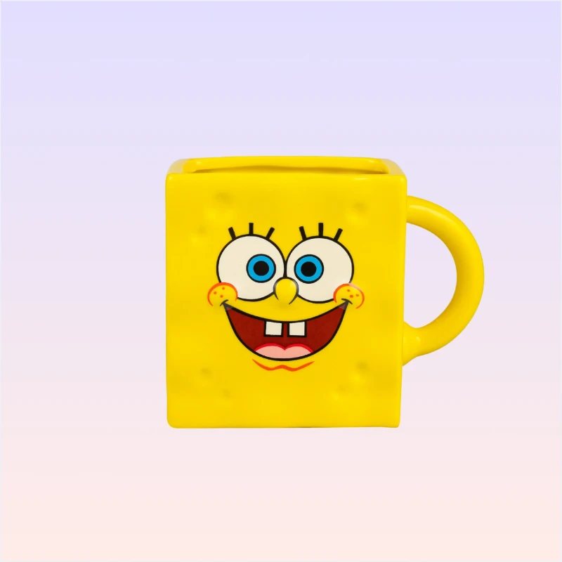 Nickelodeon Sünger Bob Lisanslı Seramik Kare Kupa CL-K22 – ConsoleX Orijinal Ürün