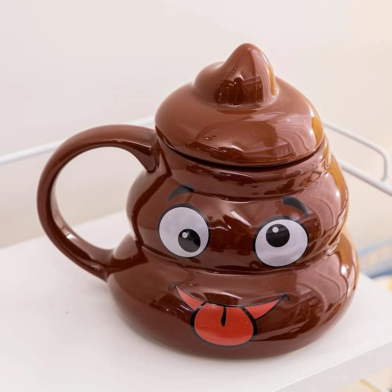 Poo Emoji 3D Seramik Kupa Bardak CL-K1