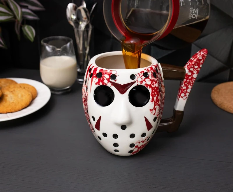 Friday the 13th Jason Mask 3D Seramik Kupa CL-K46 – ConsoleX Ürün