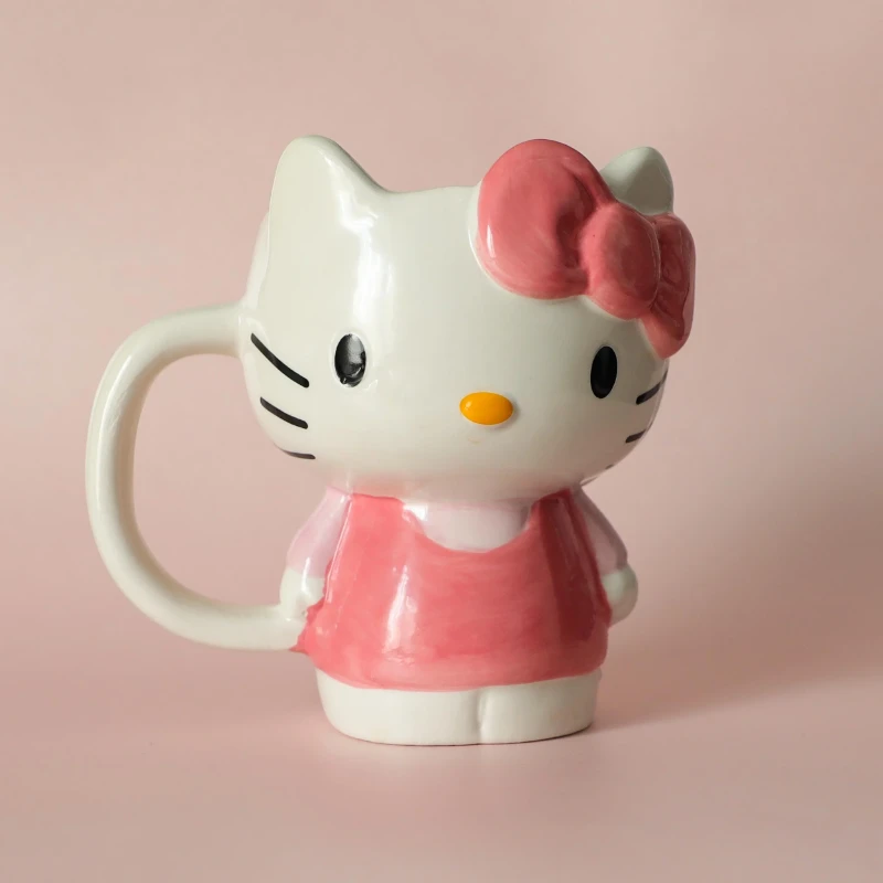 Hello Kitty Pembe Seramik Kupa Bardak CL-K40