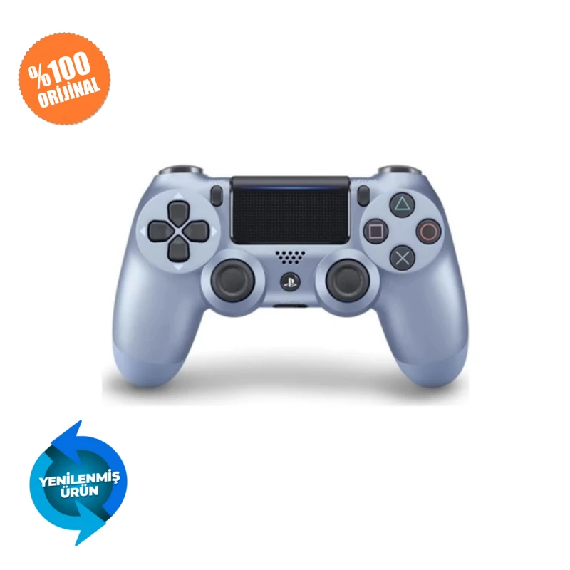 Sony DualShock 4 PS4 Kablosuz Oyun Kumandası – Açık Mavi (Yenilenmiş)