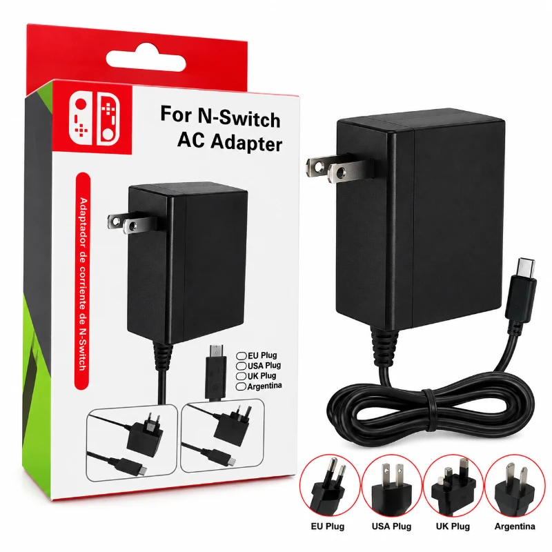 N Switch Uyumlu USB-C Şarj Adaptörü – Ürün Girişi
