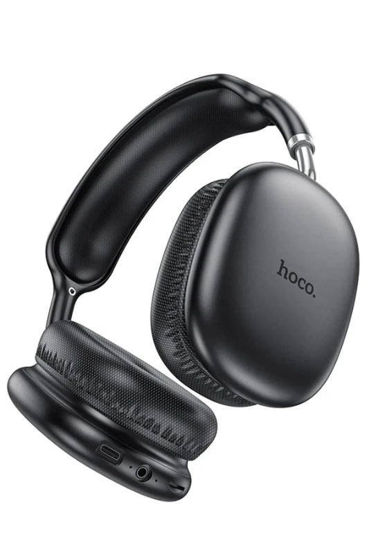 Hoco W35 Air Triumph Bluetooth Kulaklık Aux Destekli – Siyah