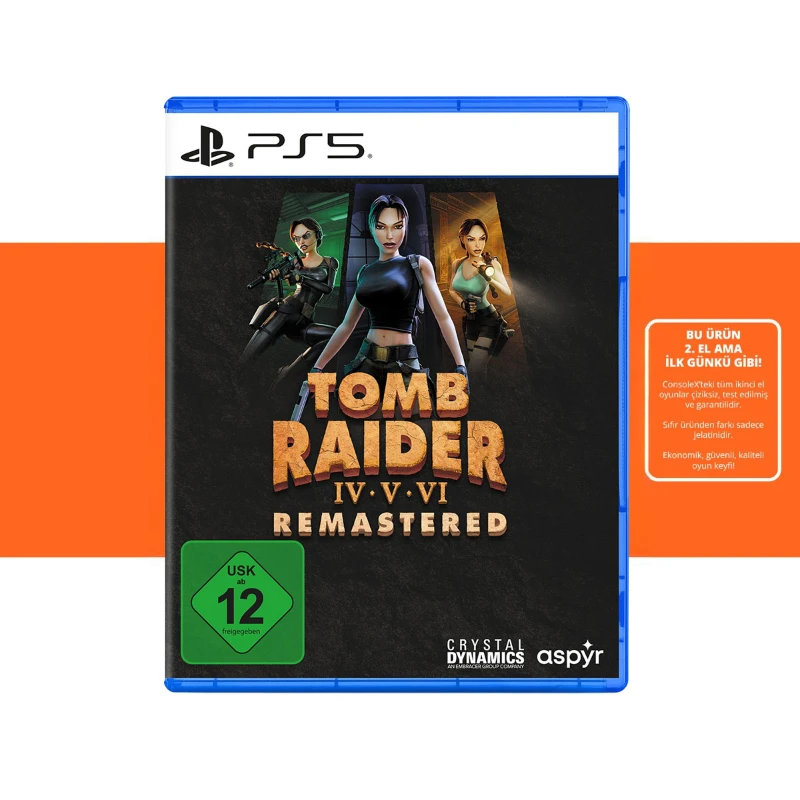 [2.EL] Tomb Raider IV–VI Remastered – PS5 Oyun 