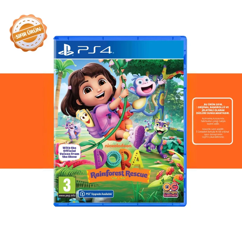 Dora Rainforest Rescue-PS4 Oyun [SIFIR]
