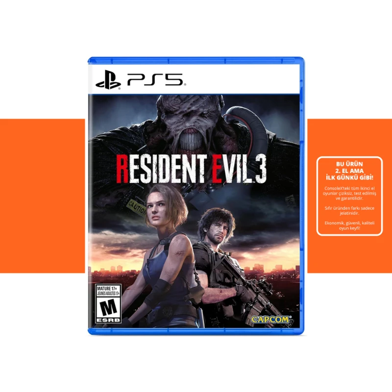 [2.EL] Resident Evil 3 - PS5 Oyun 