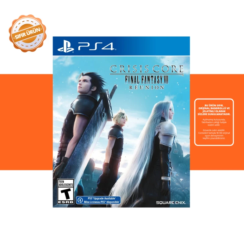 Crisis Core Final Fantasy VII Reunion - PS4 Oyun [SIFIR]