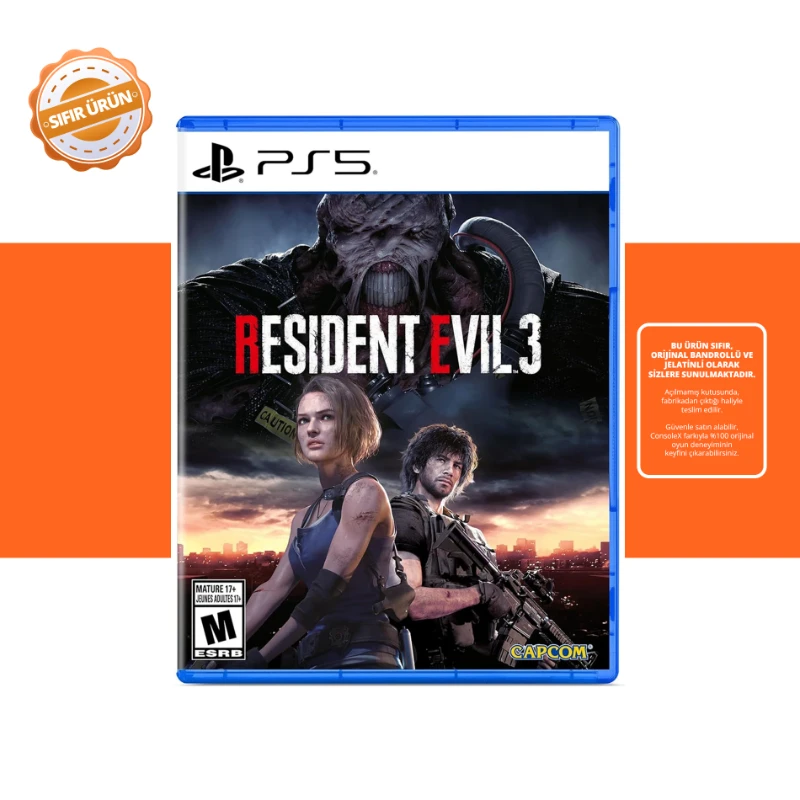 Resident Evil 3 - PS5 Oyun [SIFIR] 