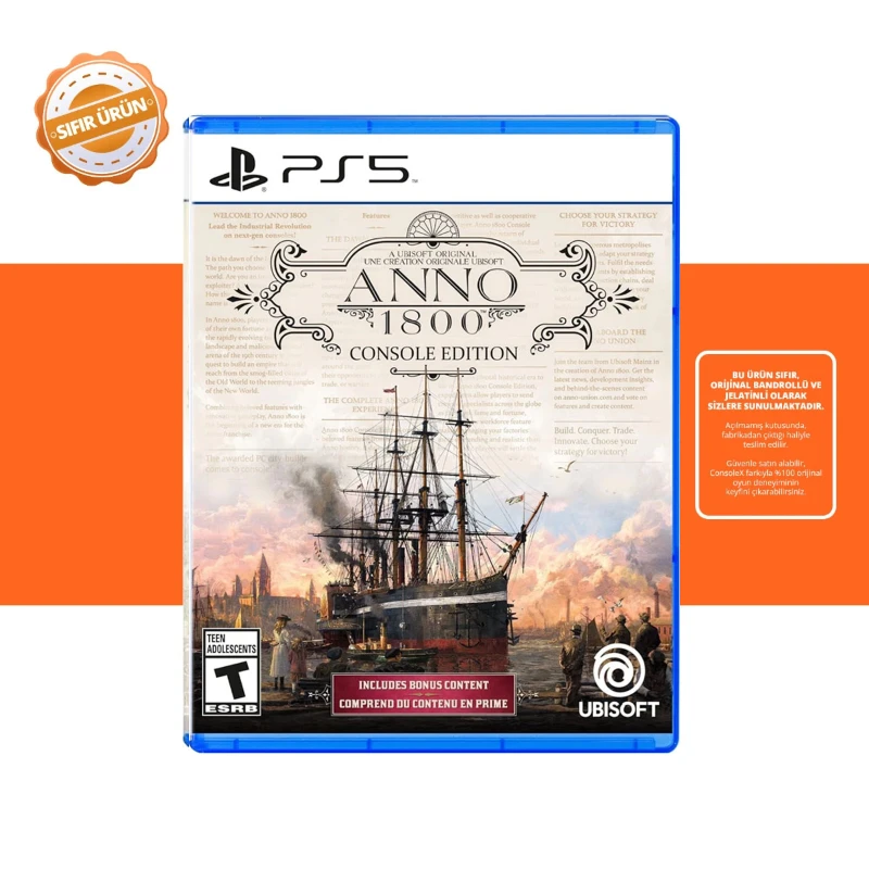 ANNO 1800 - PS5 Oyun [SIFIR]