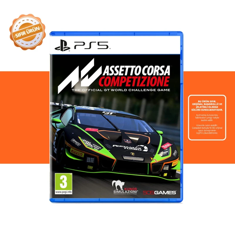 Assetto Corsa Competizione - Ps5 Oyun [SIFIR]