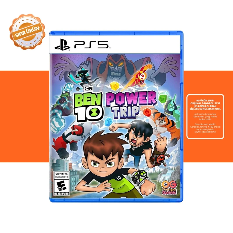 Ben 10 Power Trip - Ps5 Oyun [SIFIR]