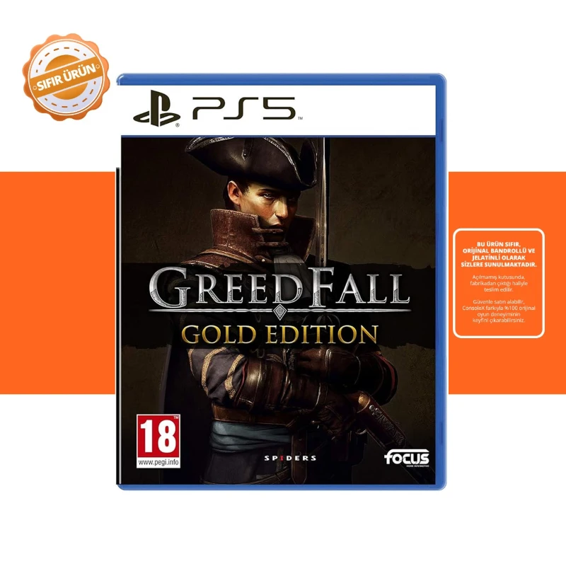 GreedFall Gold Edition - Ps5 Oyun [SIFIR]