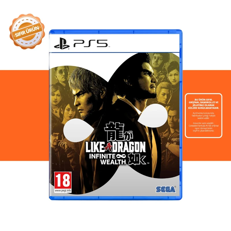 Like A Dragon Infinite Wealth - Ps5 Oyun [SIFIR]
