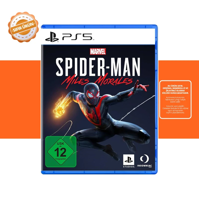 Marvel Spiderman Miles Morales - Ps5 Oyun [SIFIR]