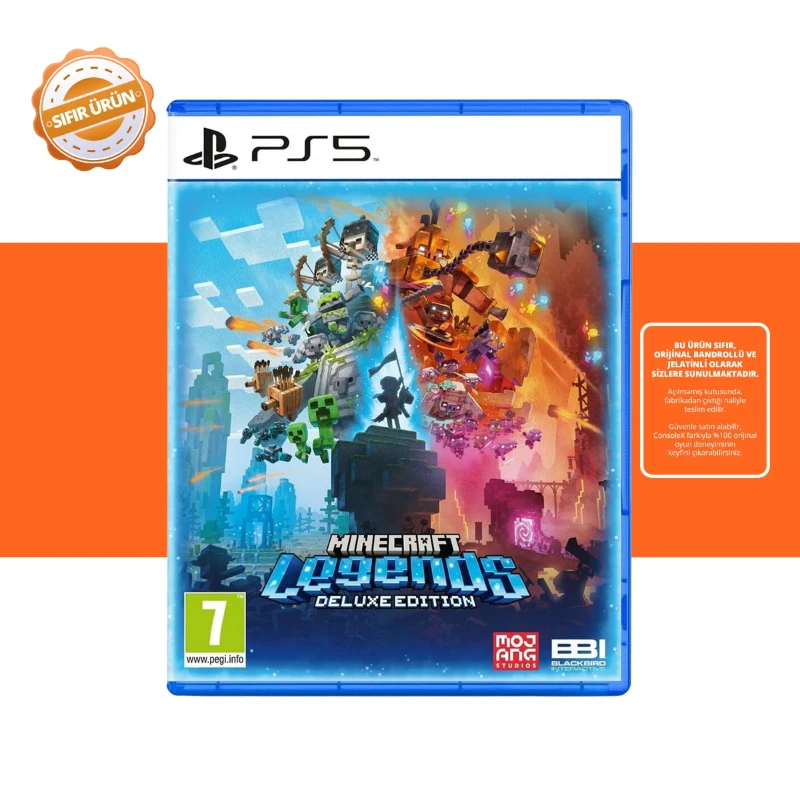 Minecraft Legends Deluxe Edition - Ps5 Oyun [SIFIR]