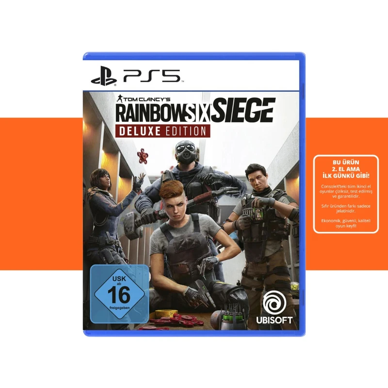 [2.EL] TOM CLANCYS RAINBOW SIX SIEGE DELUXE EDITION - Ps5 Oyun