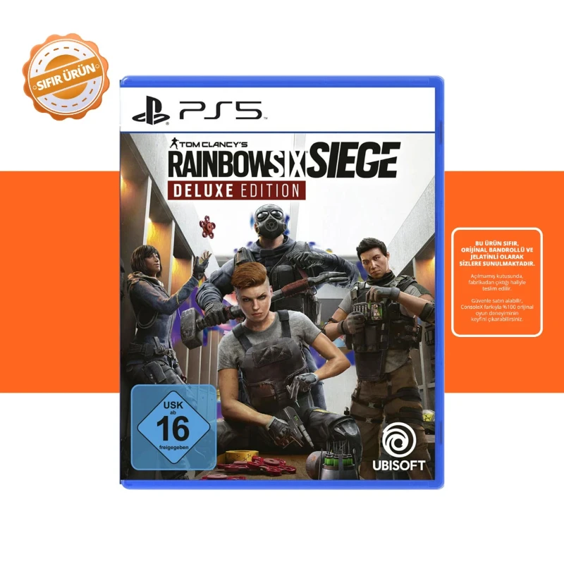 TOM CLANCYS RAINBOW SIX SIEGE DELUXE EDITION - Ps5 Oyun [SIFIR]