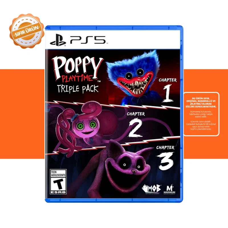 Poppy Playtime Triple Pack – PS5 Oyun [SIFIR]