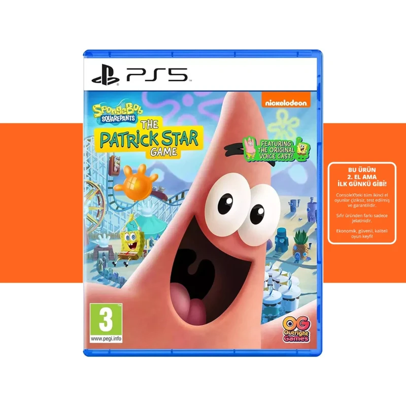 [2.EL] SpongeBob SquarePants: The Patrick Star Game- PS5 Oyun 
