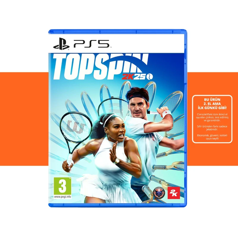 [2.EL] TopSpin 2K25 - PS5 Oyun 