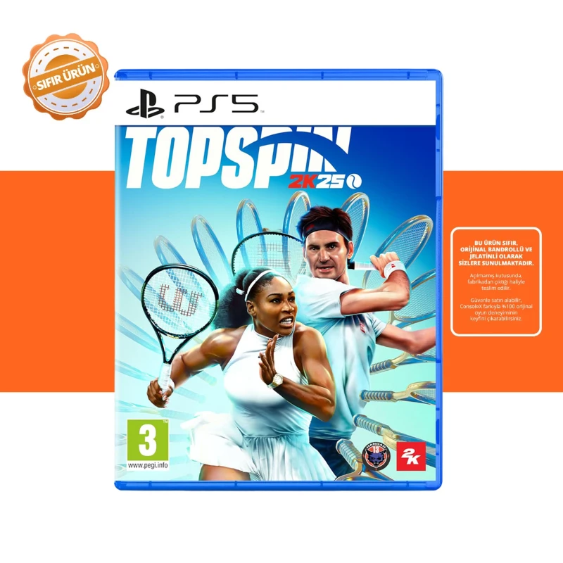 TopSpin 2K25 - PS5 Oyun [SIFIR]
