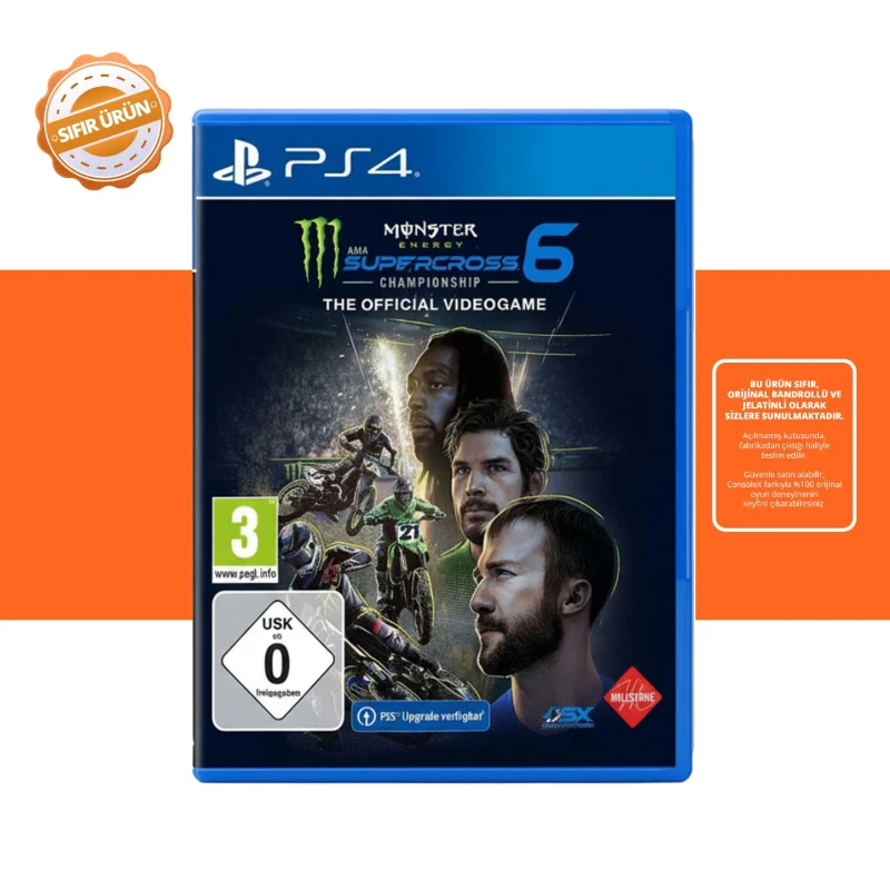 Monster Energy Supercross 6 - PS4 Oyun [SIFIR]