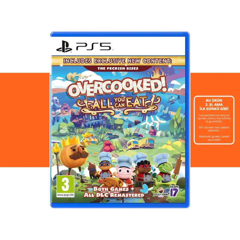 [2.EL] Overcooked All You Can Eat - Ps5 Oyun