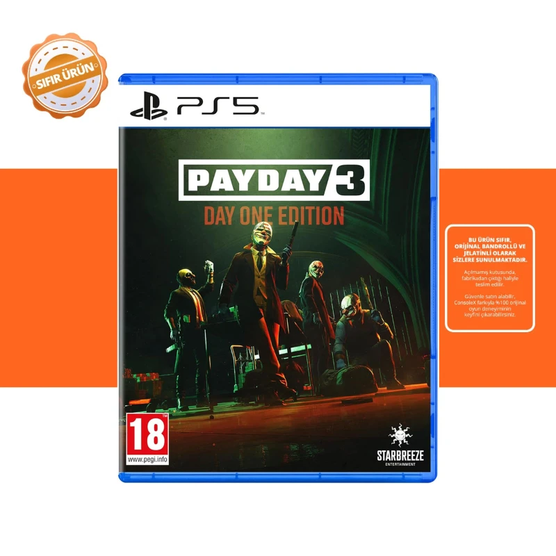 Payday 3  - Ps5 Oyun [SIFIR]