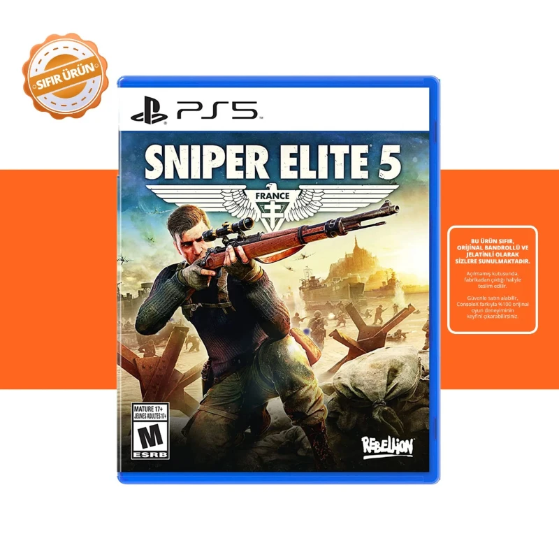 Sniper Elite 5 - Ps5 Oyun [SIFIR]