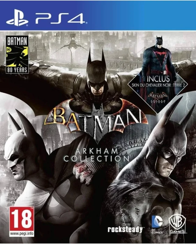[2.EL] Batman Arkham Collection PS4 Oyunu + Metal Steelbook + Koleksiyon Karton Kutu