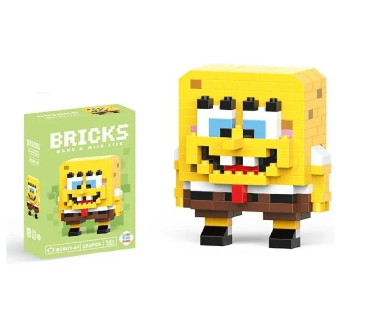 SüngerBob Mikro Blok Yapı Oyuncağı Mini Blok Koleksiyon Seti - Q5023