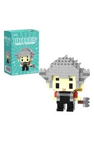 Gri Saçlı Anime Karakteri Mikro Blok Yapı Oyuncağı Mini Blok Koleksiyon Seti - F3027