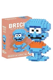 Bricks Squidward Mini Mikro Blok Yapı Oyuncağı Koleksiyon Seti - Q5025
