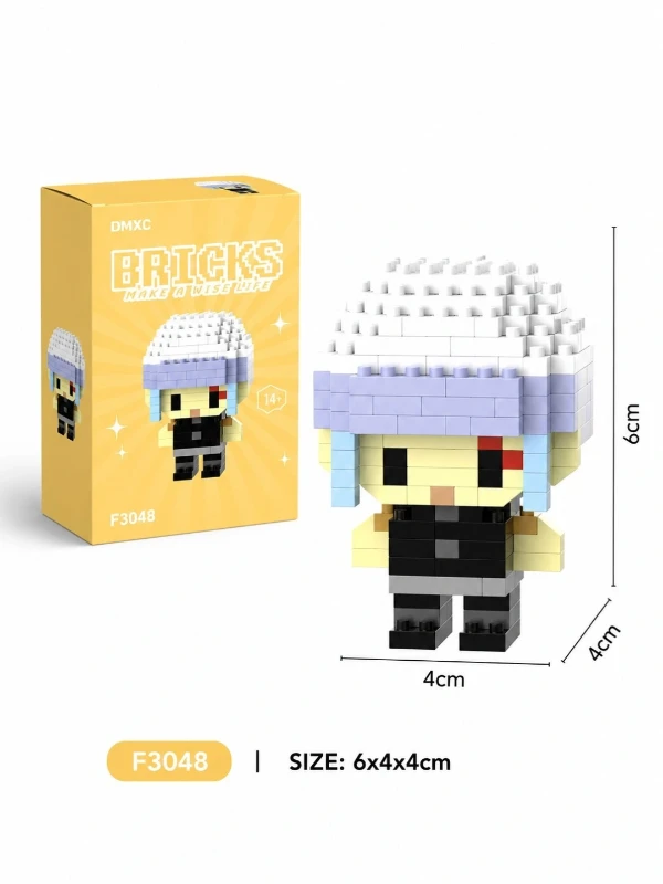 Anime Karakterleri Mini Mikro Blok Yapı Oyuncağı Pixel Block Koleksiyon Set- F3048